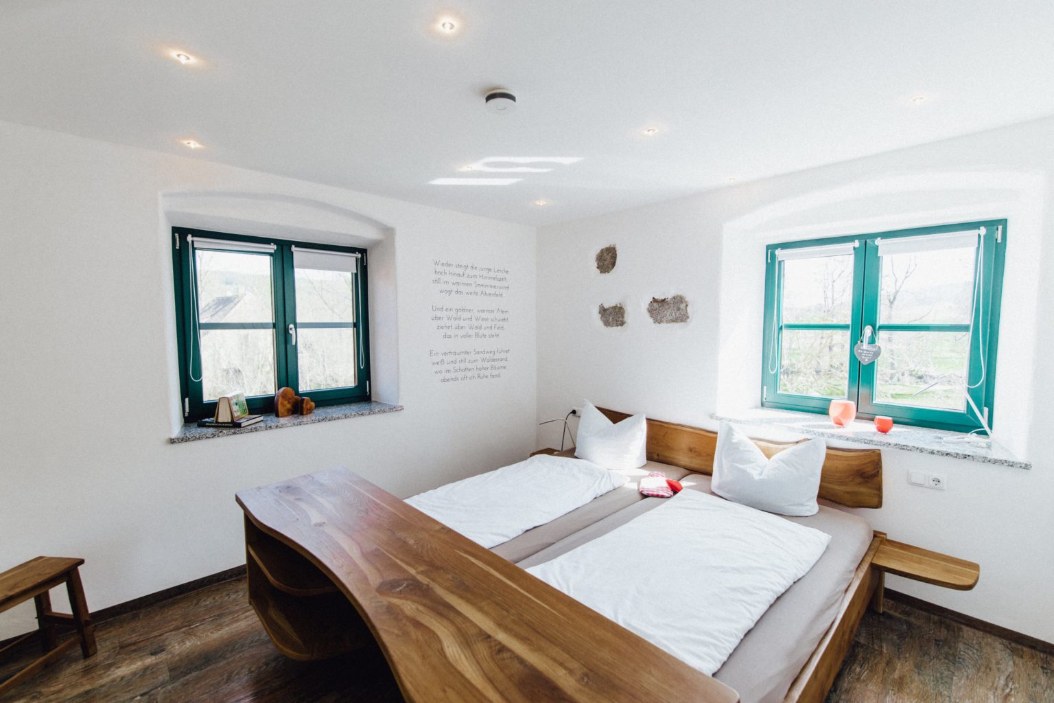 Schlafzimmer in der Kornkammer